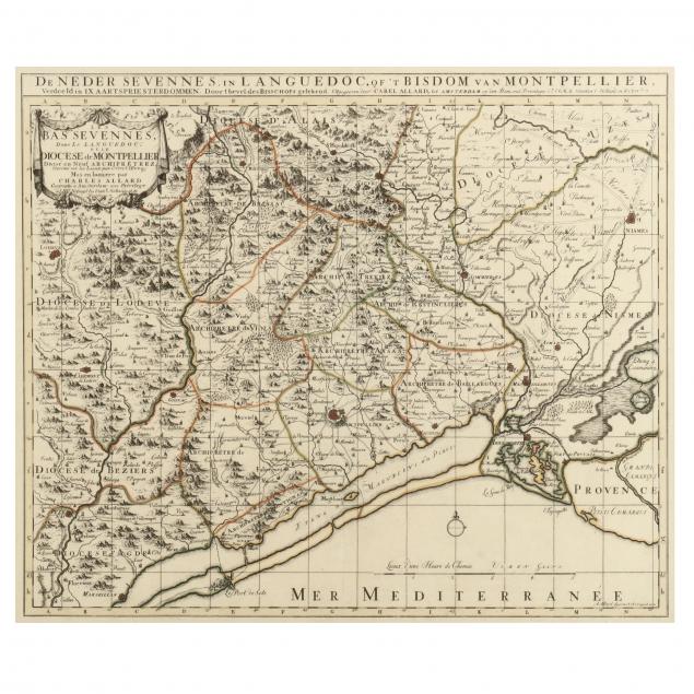 CAREL ALLARD, MAP THE SEVENNES REGION