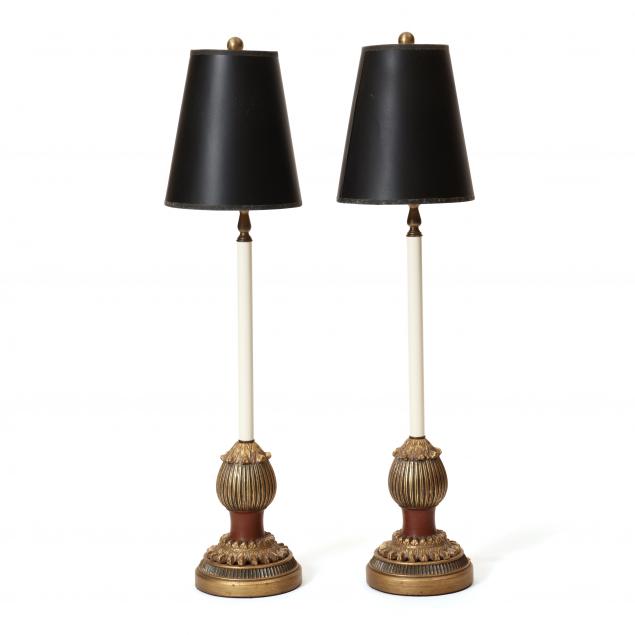 PAIR OF DECORATIVE GILT AND FAUX