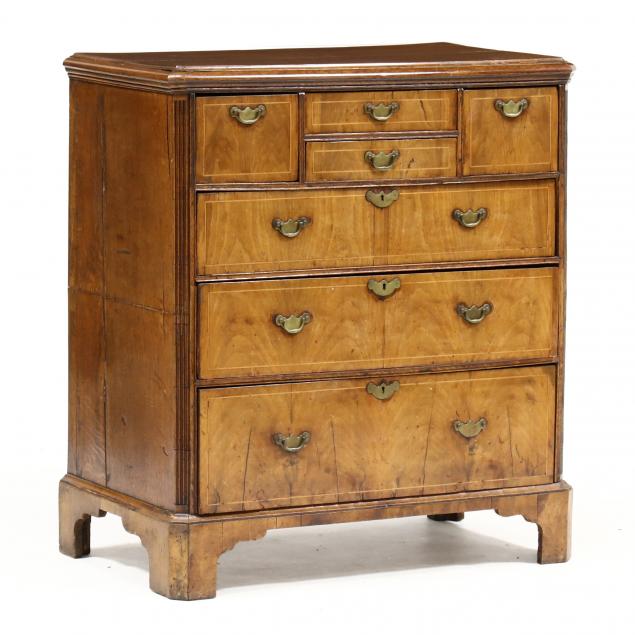 GEORGE III INLAID CHEST OF DRAWERS