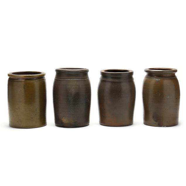 FOUR ANTIQUE CANNING JARS American,