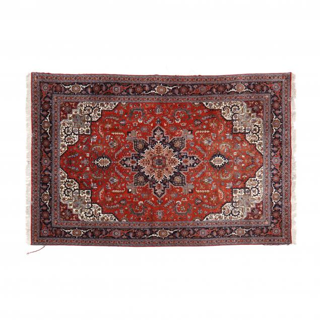 HERIZ STYLE RUG Red field with