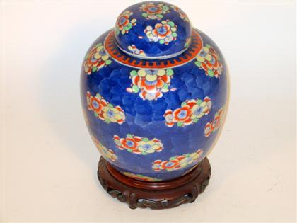 Chinese wucai ginger jar 19 20th 4b2c4