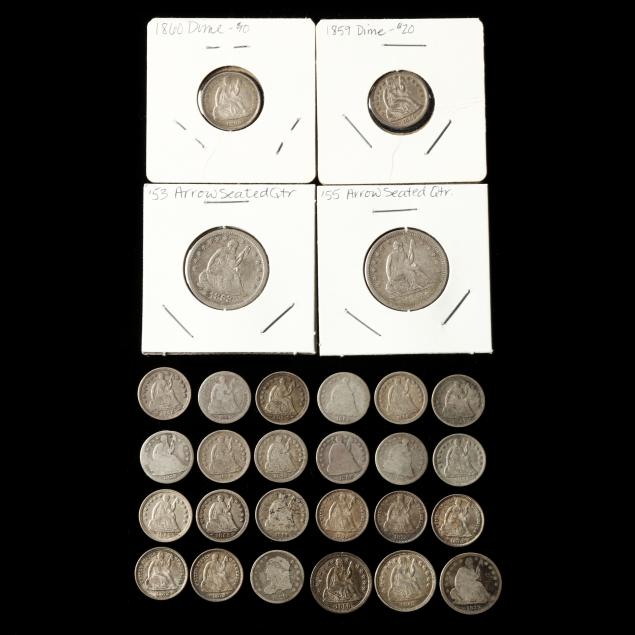 GROUPING OF (27) MID-19TH CENTURY