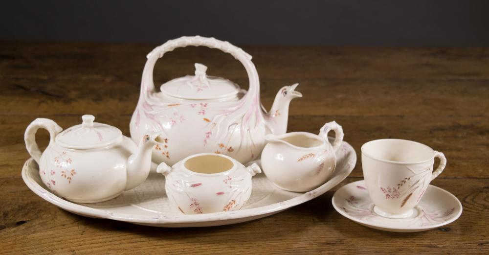 EARLY BELLEEK PORCELAIN CABARET