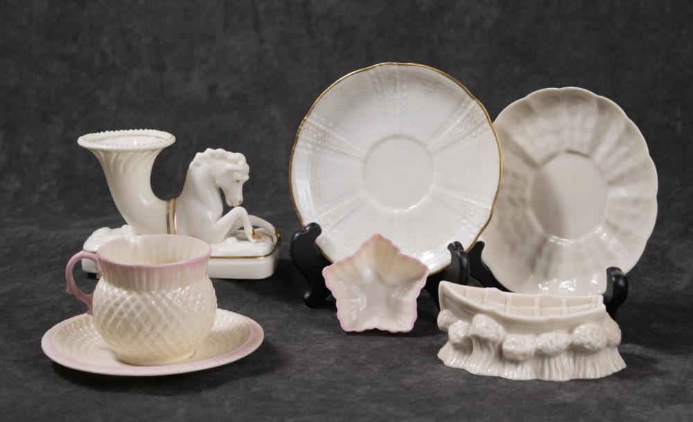 SEVEN BELLEEK PORCELAINS FIRST 2ed867