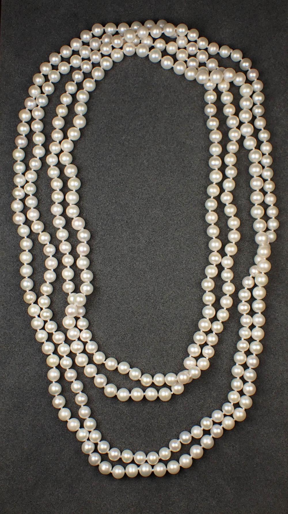 ROPE LENGTH FRESHWATER PEARL NECKLACEROPE 2ed901