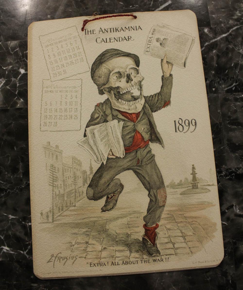 1899 THE ANTIKAMNIA CALENDAR1899 2ed8fb