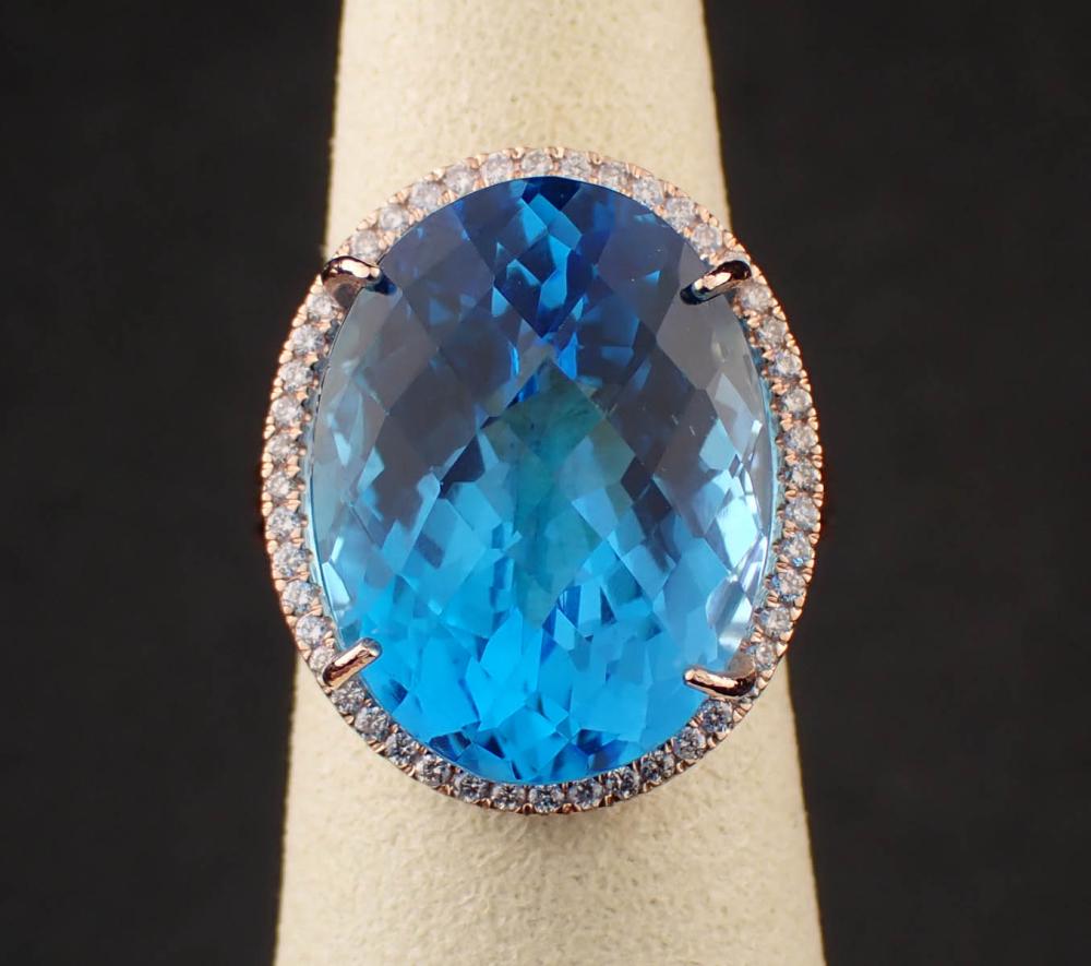 BLUE TOPAZ DIAMOND AND FOURTEEN 2eda27