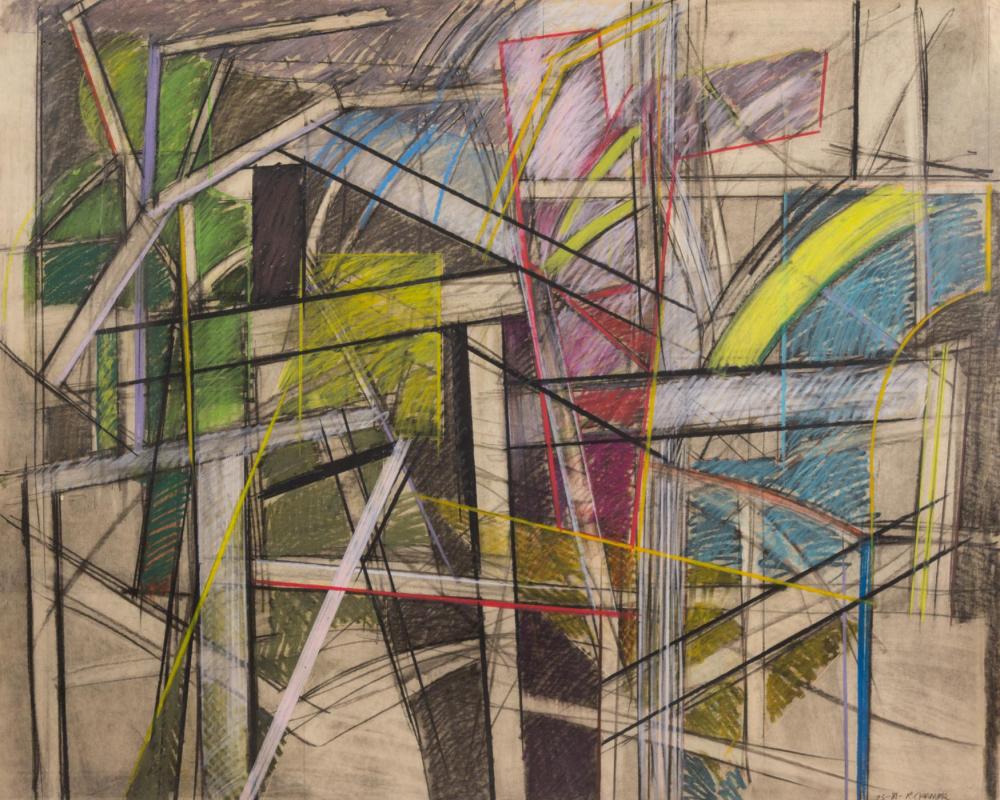 RICHARD CRAMER CRAYON AND CHARCOAL