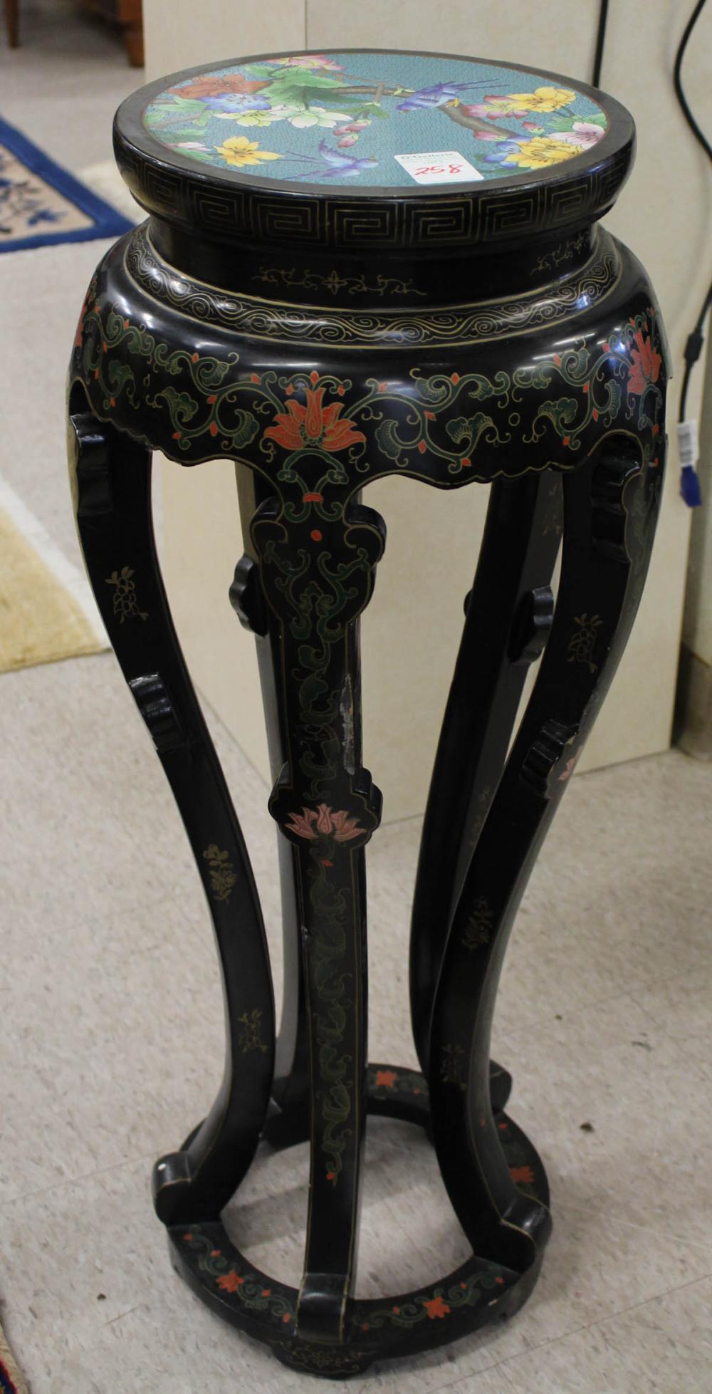 CHINESE CLOISONNE AND BLACK LACQUER 2edb93