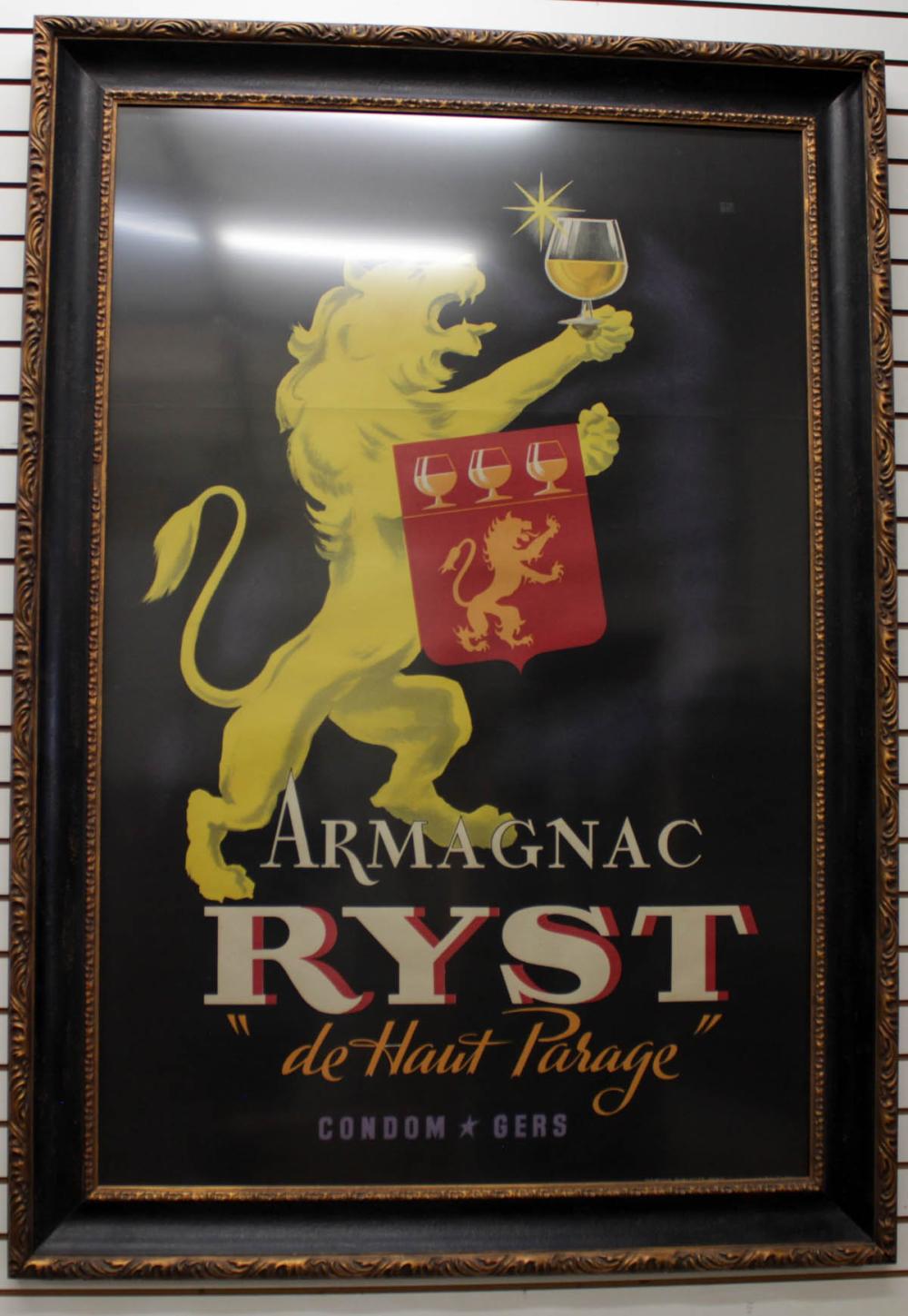 ARMAGNAC RYST LITHOGRAPH POSTERARMAGNAC