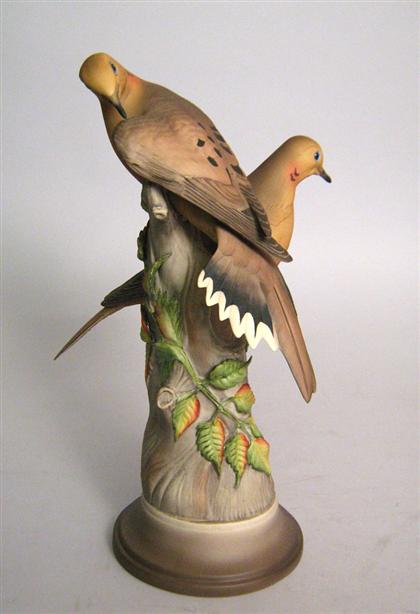 Boehm porcelain figure of mourning doves