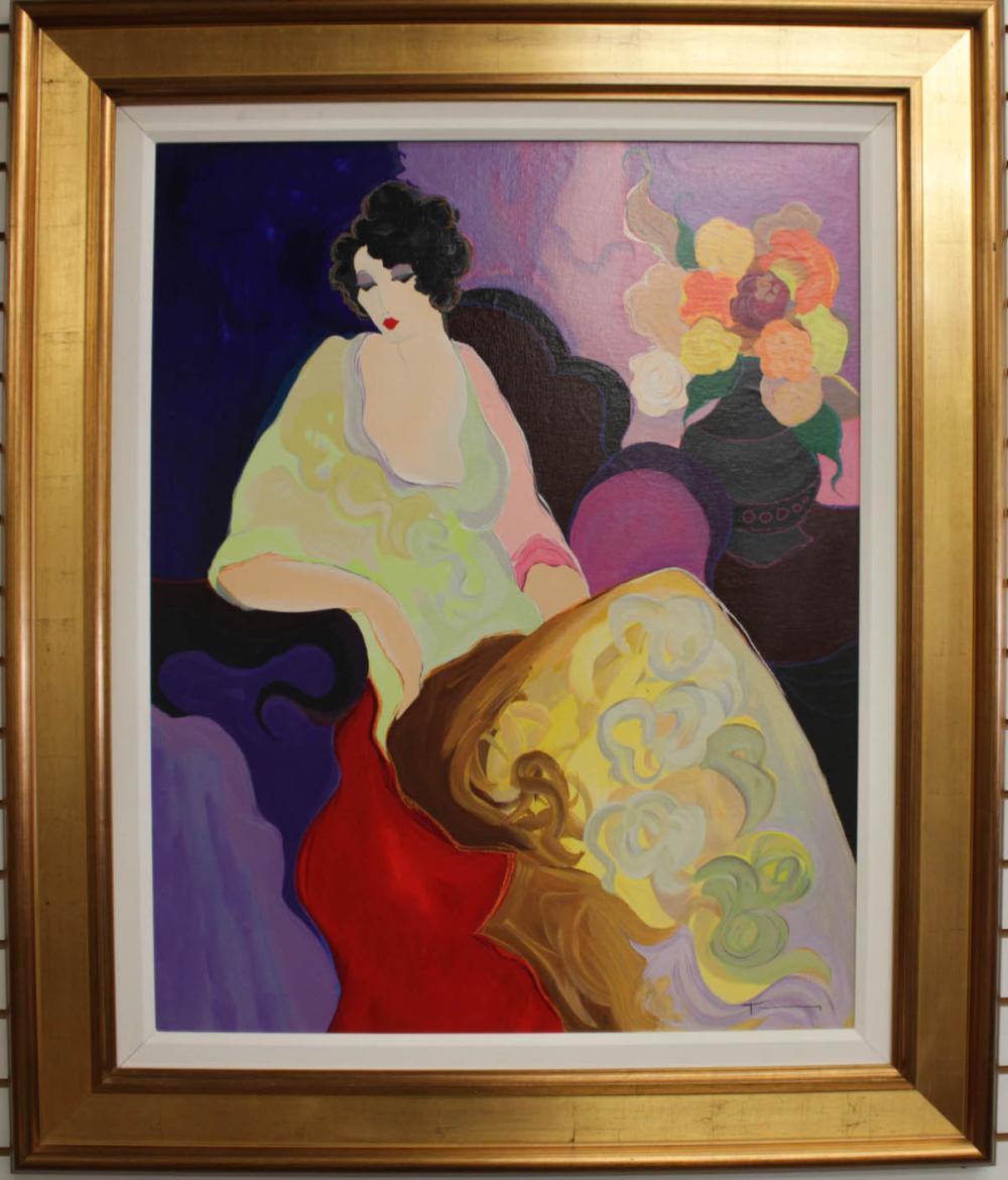 ITZCHAK TARKAY SERIGRAPH ON CANVASITZCHAK