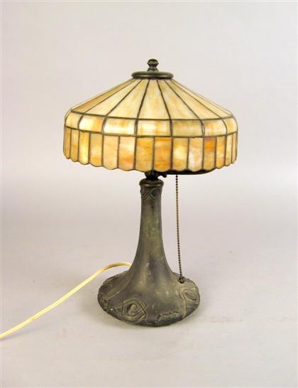 American bronze table lamp    The shade