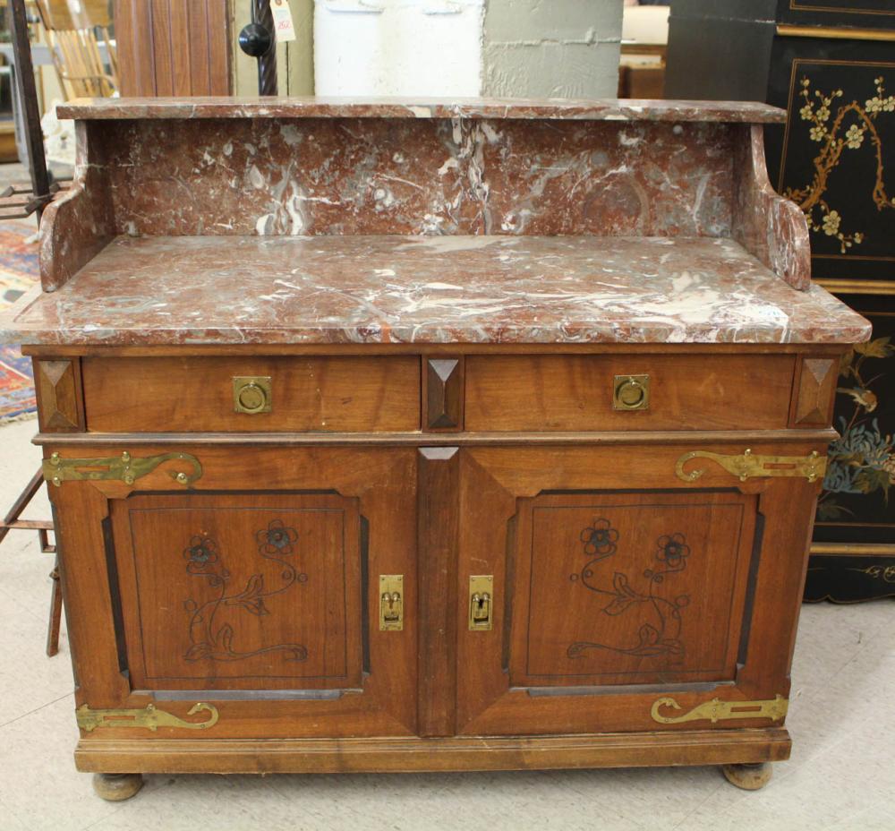 VICTORIAN MARBLE TOP WASHSTANDVICTORIAN 2edcbf