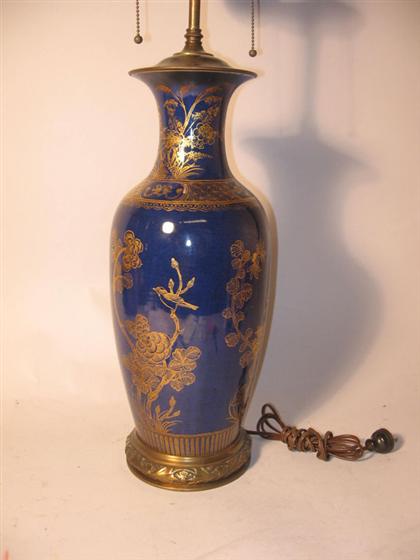 Chinese porcelain vase    Of baluster