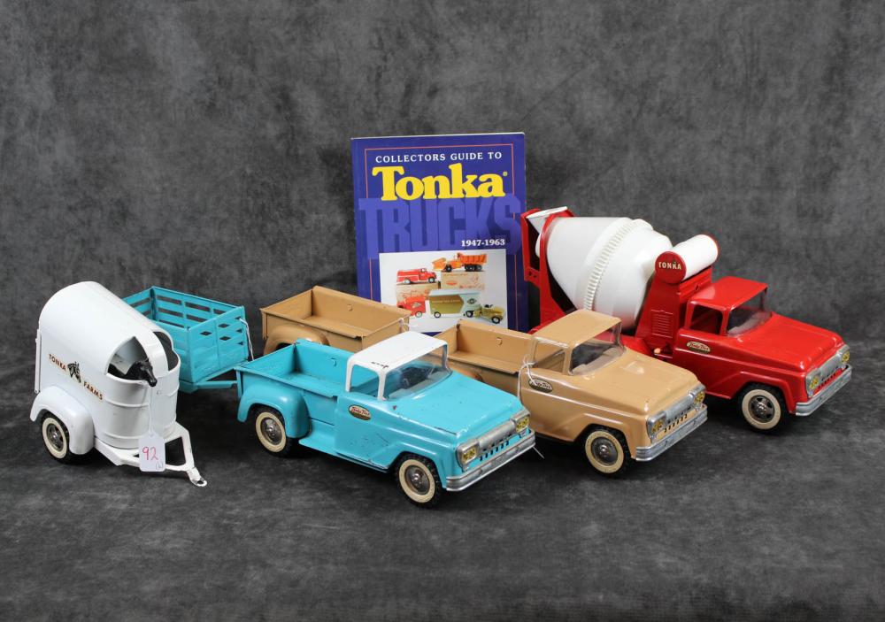 COLLECTION OF SIX TONKA TOYSCOLLECTION