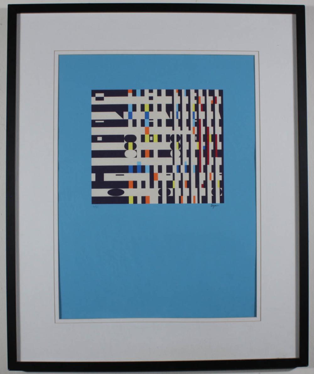 YAACOV AGAM SERIGRAPHYAACOV AGAM 2edd4b