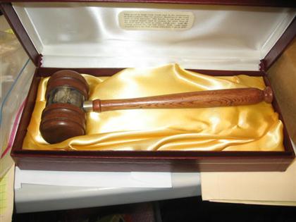 A Presentation Gavel from " The