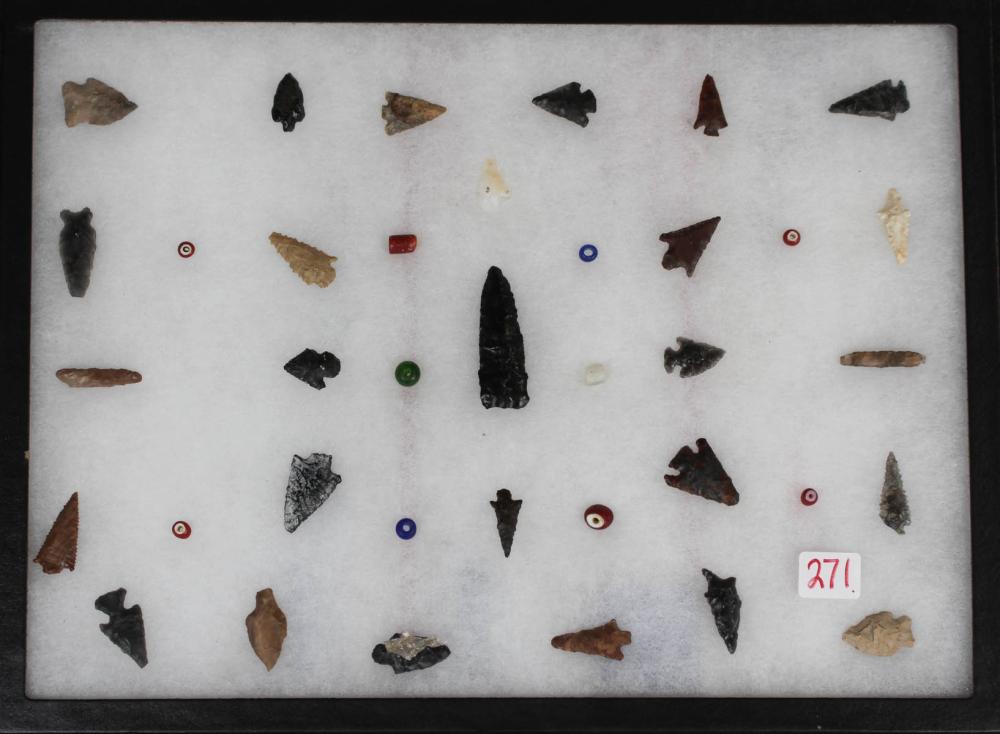 COLLECTION OF NATIVE AMERICAN ARROW