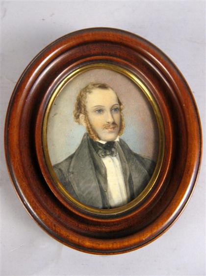 Victorian watercolor portrait of 4afcf