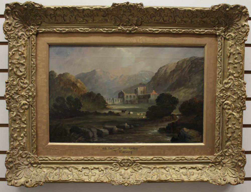 BRITISH 19TH CENTURY OIL ON CANVASBRITISH