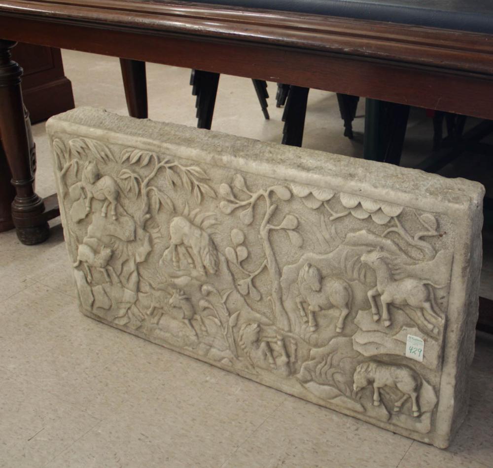 CHINESE RELIEF CARVED STONE TABLETCHINESE 2ede89