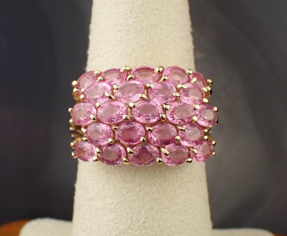 PINK SAPPHIRE AND FOURTEEN KARAT 2edeeb