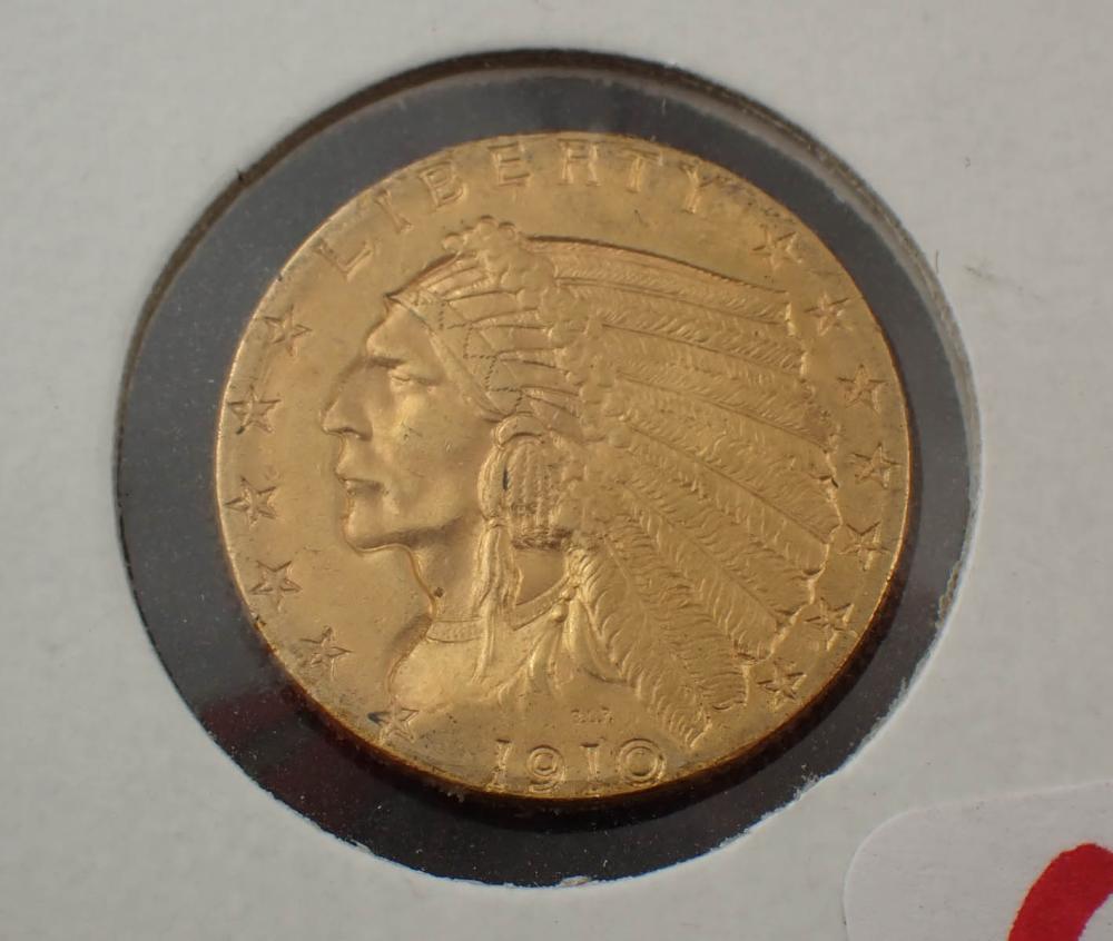 U S 2 1 2 DOLLAR GOLD COINU S  2edf85