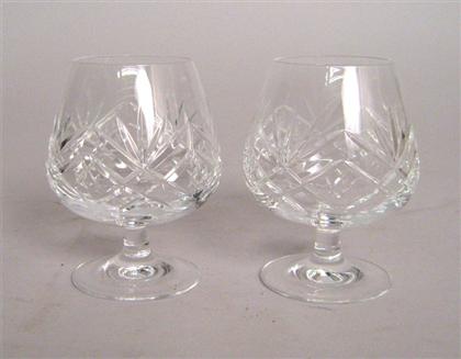 Ten Royal Doulton cut crystal brandy 4aff6