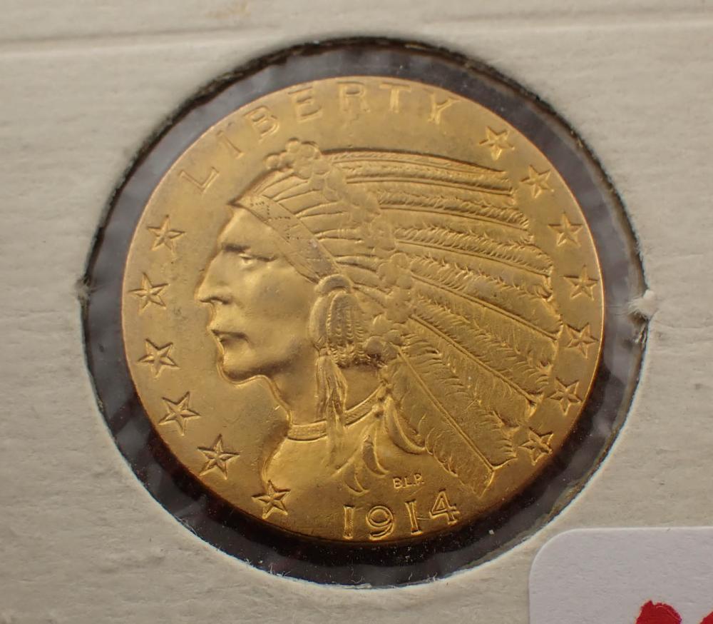 U.S. FIVE DOLLAR GOLD COINU.S. FIVE