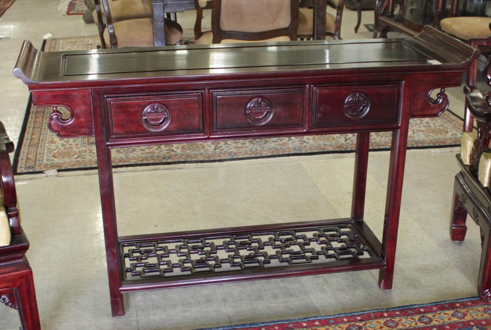 CHINESE ROSEWOOD ALTAR FORM CONSOLE 2edfd3