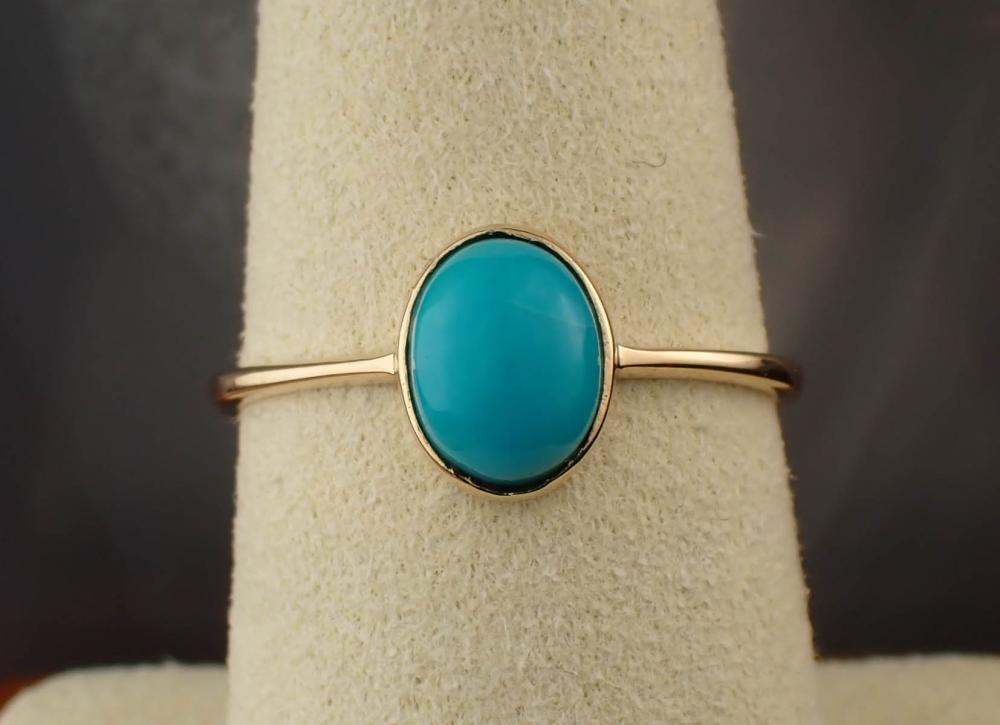 TURQUOISE AND FOURTEEN KARAT GOLD 2ee040