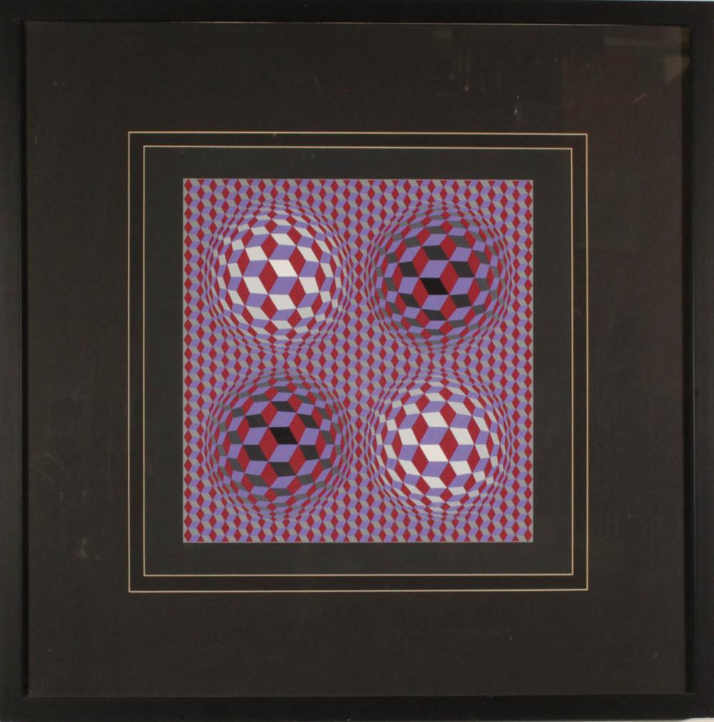 VICTOR VASARELY SERIGRAPHVICTOR 2ee088