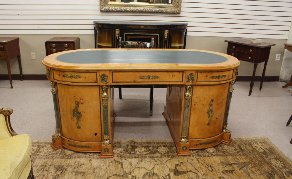 FRENCH EMPIRE STYLE FLAT-TOP DESKFRENCH
