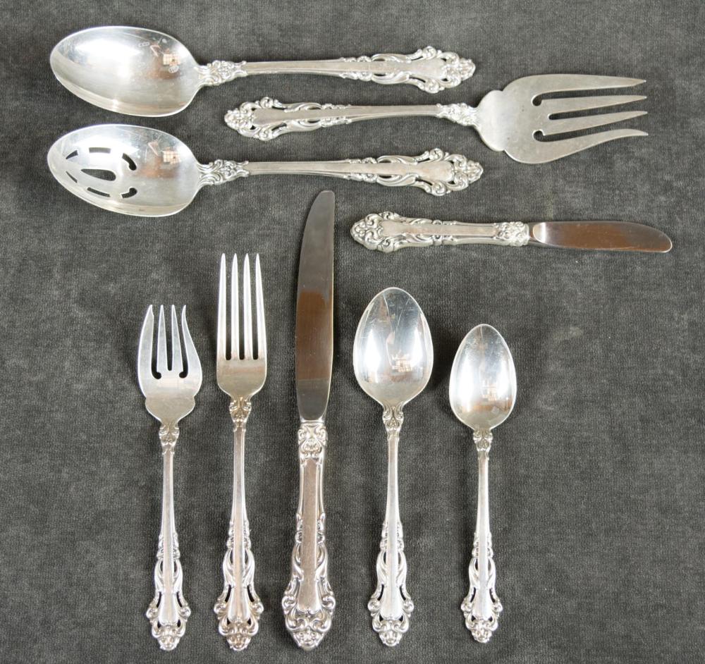 STERLING SILVER FLATWARE SETSTERLING