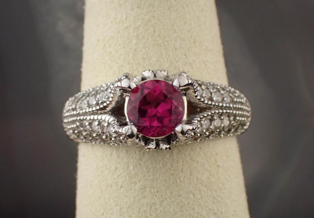 PINK TOURMALINE DIAMOND AND GOLD 2ee134