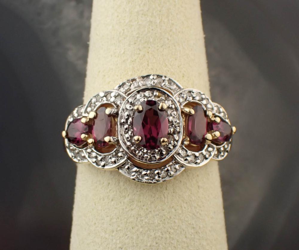 RHODOLITE DIAMOND AND FOURTEEN 2ee183