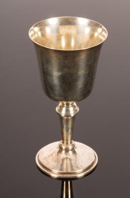 A silver goblet B Co Birmingham 2ee1e8