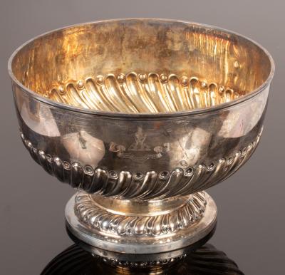 A late Victorian silver rose bowl  2ee1e1