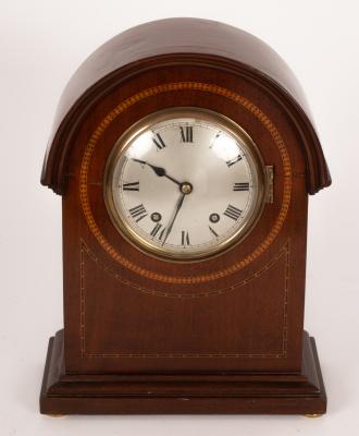 An Edwardian mahogany bracket clock  2ee2fe