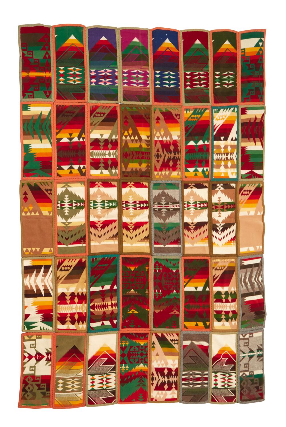 A PENDLETON SALESMAN SAMPLE QUILTA Pendleton