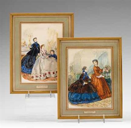 Heloise Leloir (1819-1873)    two fashion
