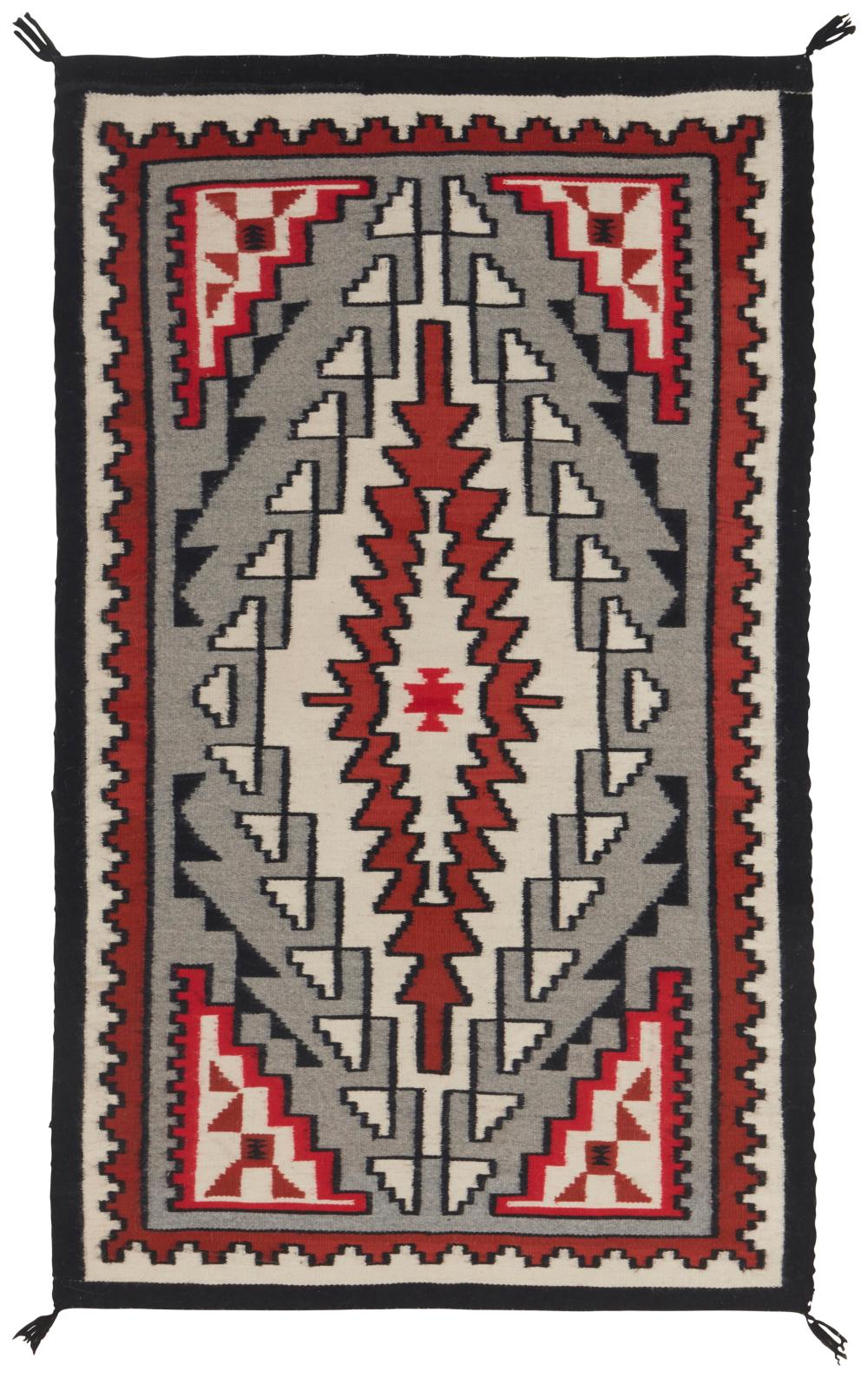 A FRAMED NAVAJO TEEC NOS POS RUGA 2ee470