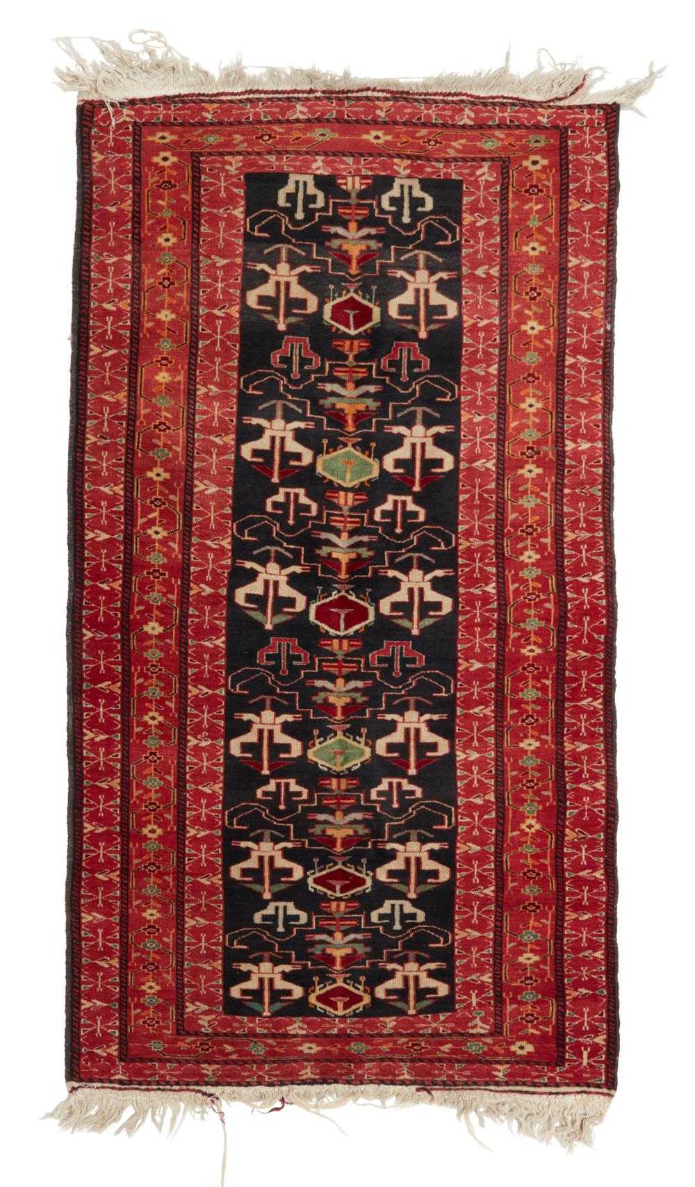 A CAUCASIAN RUGA Caucasian rug,