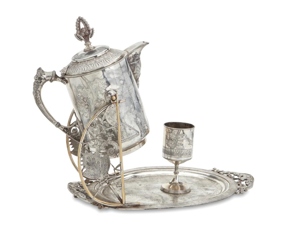 A ROGERS & BROS SILVER-PLATED TIPPING