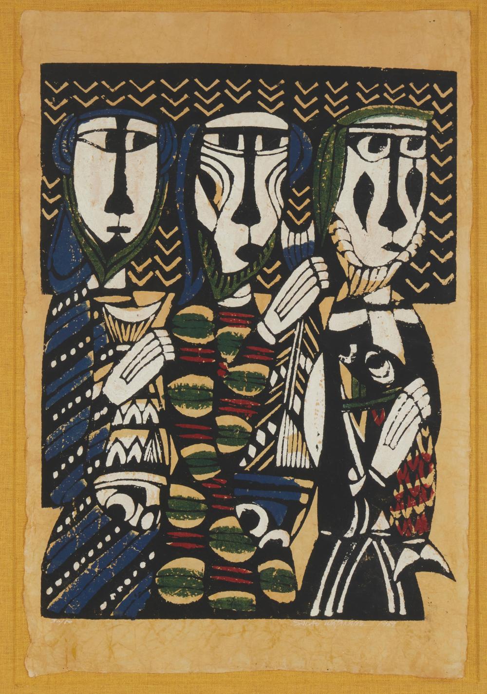 SADAO WATANABE 1913 1996 THREE 2ee5a8