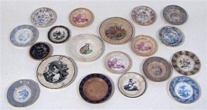 A collection of assorted staffordshire