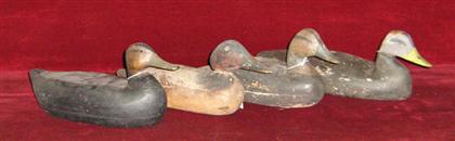 Group of four decoys    20th century