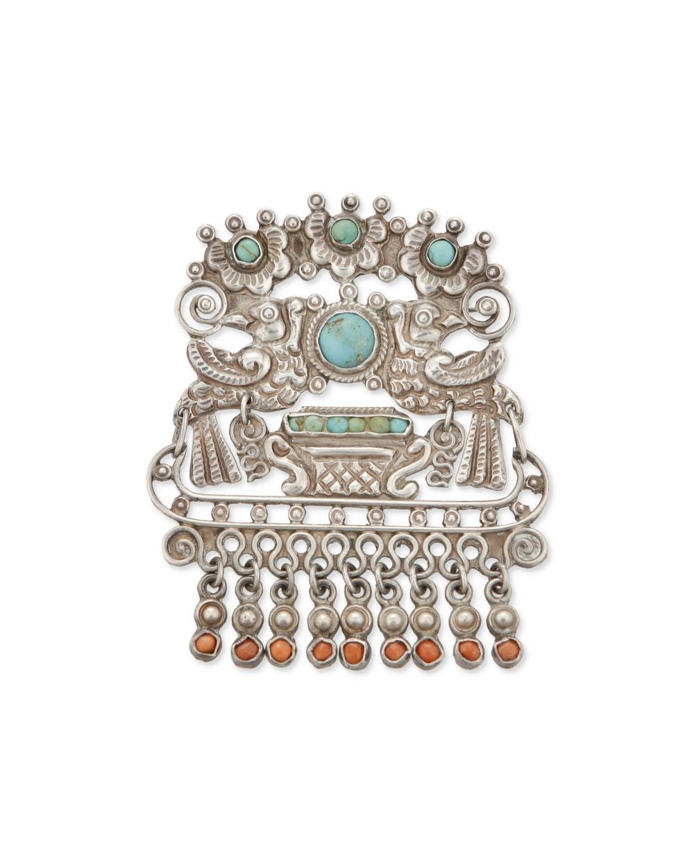 A MATL SILVER BROOCHA Matl silver 2ee67b